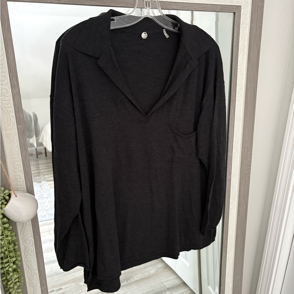 Margaret O’Leary Cashmere Collared Sweater